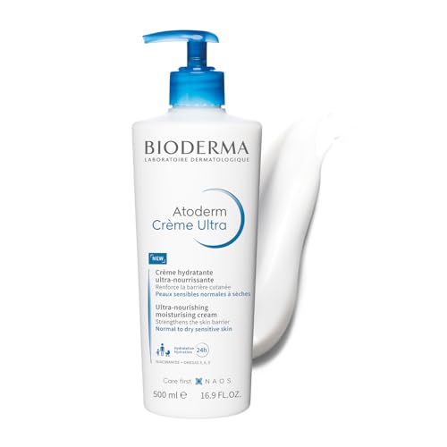 Bioderma Atoderm Cream Ultra, Hydrating Body Moisturizer for Normal to Dry Sensitive Skin