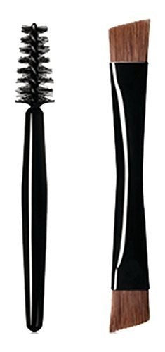 Revlon ColorStay Brow Kit, Includes Longwear Brow Powder, Clear Pomade, Dual-Ended Angled Tip Eyebrow Brush & Spoolie Brush, Soft Black (101), 0.08 oz