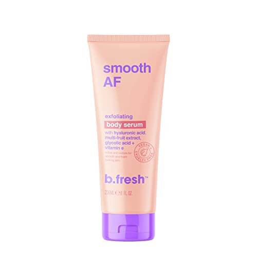 B.TAN Exfoliating Body Lotion | Smoothing Body Serum - Moisturizing & Hydrating, Refines & Restores Skin Texture & Fine Lines, Infused With Hyaluronic Acid + Vitamin E for Ultra Dry Skin, 8 Fl Oz