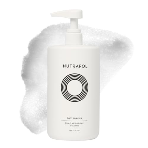 Nutrafol Shampoo, Cleanse and Hydrate Hair and Scalp, Improves Hair Volume, Strength and Texture, Physician-formulated for thinning hair. Color Safe, Sultate Free - 1 Liter Bottle
