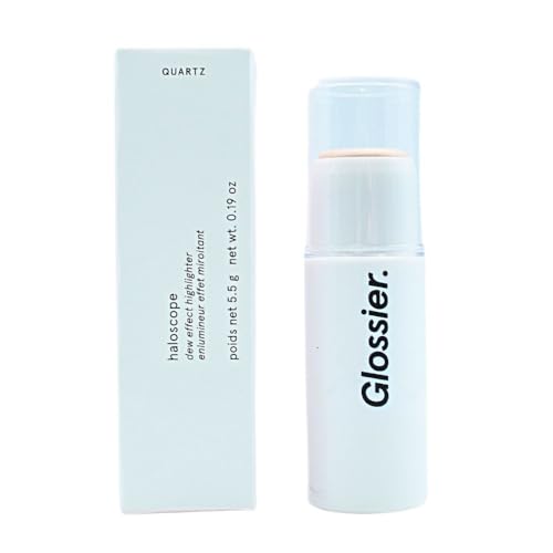 Glossier Haloscope Balm Dewy Highlighter Stick - Quartz - Pearlescent Glowing Shimmer