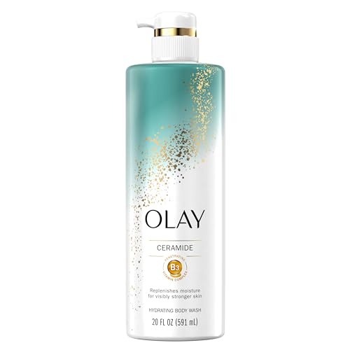 Olay Cleansing & Strengthening Body Wash for Women with Ceramide & Vitamin B3 Complex, Supports Skin's Natural PH, Advanced Formula, 20 fl oz