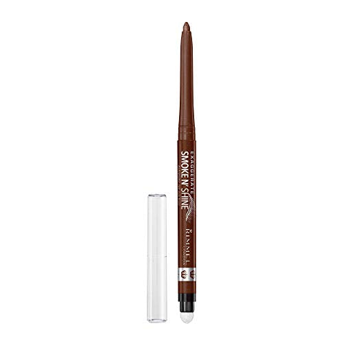 Rimmel London Exaggerate Smoke n' Shine Eye Definer Eyeliner, Long-Wearing, Gel Formula, Flake-Free, 002, Copper Bling, 0.01oz