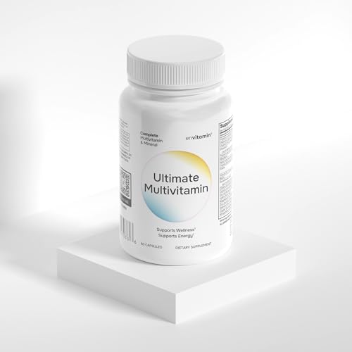envitamin Ultimate Multivitamin Multimineral and Superfood with 42 Fruit and Vegetable Blend, 60 Count