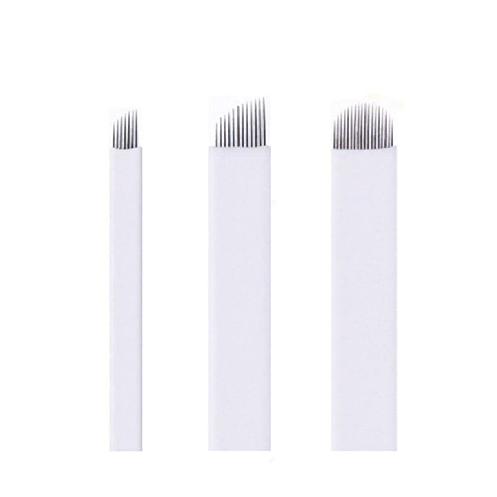 Microblading Needles - Tazay 60pcs S7,S12,U18 Assorted Permanent Makeup Manual Eyebrow Tattoo Needle Microblading Blades for Microblading Supplies,Microblading Kits