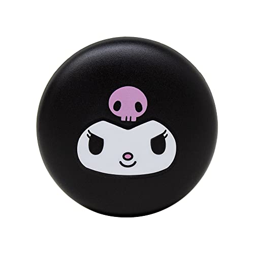 The Crème Shop x Kuromi Macaron Lip Balm, Korean Lip Balm with Shea Butter and Vitamin E - Raspberry Cream Puff