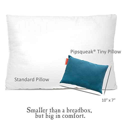Urban Infant Pipsqueak Small Pillow - Mini 11 x 7 in - Tiny Pillow for Travel, Dogs, Toddlers, Kids, Lumbar, Knees and Neck - Ages 2 Yrs and Up