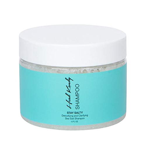 Head Kandy Stay Salty Sea Salt Purifying & Detoxifying Shampoo | Safe for Colored Treated Hair | Seaweed For Hydration, Volume & Shine | 12 oz