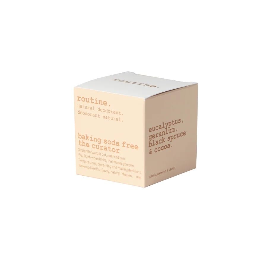 Curator (Sensative Skin) : Routine De-Odor-Cream Handcrafted 50ml Natural Deodorant Cream (Curator, Sensitive Skin)