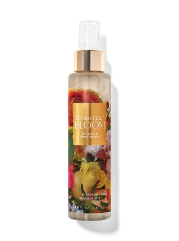 Bath and Body Works Diamond Shimmer Mist 4.9 Fluid Ounce (Brightest Bloom)