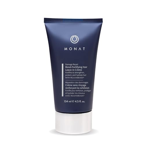 MONAT Damage Repair Bond-Fortifying Hair Crème – Leave-in Crème Conditioner Refreshing Neroli and Orange Flower Fragrance – Enhances Shine and Texture – No Frizz in Humid Conditions