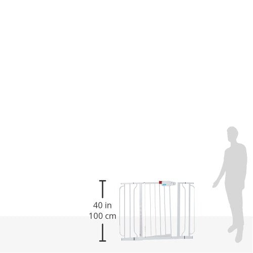 Regalo Easy Step Extra Wide Baby Gate, Includes 4-Inch and 4-Inch Extension Kits, 4 Pack of Pressure Mounts Kit and 4 Pack of Wall Mount Kit