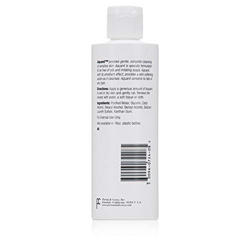 Aquanil Skin Cleanser, Soapless Lipid-free Cleanser - 8 Fl Oz (Pack of 3)