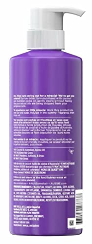 Aussie Miracle Curls Co-Wash 16.9 Ounce (500ml) (2 Pack)