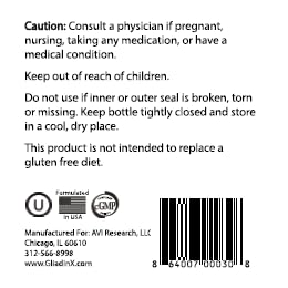 GliadinX Digestion of Gluten, Scientifically Proven Support for Strict Gluten-Free Diets for Celiac Disease and Gluten Intolerance, Celiac Safe Supplements – 90 Capsules