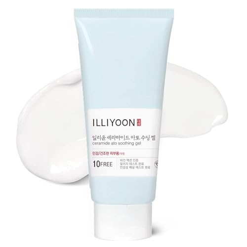 Illiyoon Ceramide Ato Soothing Gel - Vegan Facial Moisturizer for All Skin types, 5.9 Fl Oz (175ml)