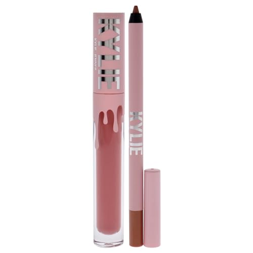 Kylie Cosmetics Matte Lip Kit - 808 Kylie for Women - 2 Pc 0.10oz Matte Liquid Lipstick, 0.03oz Lip Liner