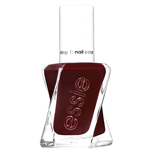 Essie Gel Couture Long-Lasting Nail Polish, 8-Free Vegan, Deep Red, Spiked With Style, 0.46 fl oz