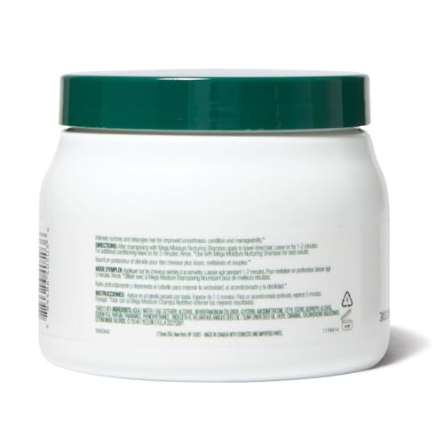 L'Oréal Technique Nature's Therapy Mega Moisture Crème - Conditioning and Detangling Hair Cream, Softens and Adds Shine With Botanical Extracts, For All Hair Types
