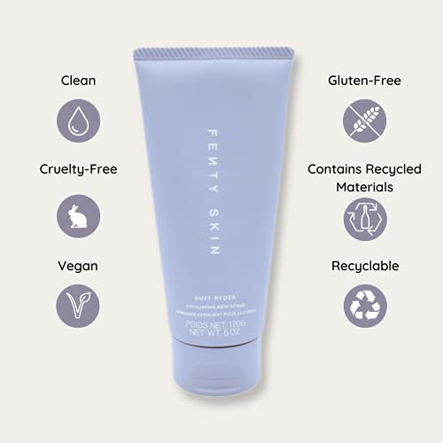 Fenty Skin Buff Ryder Exfoliating Body Scrub 6 oz - Gentle Exfoliate, Smooths & Polish Skin