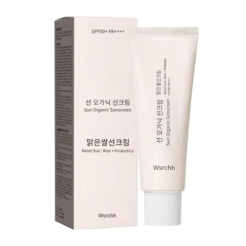 Relief Sun Organic Sunscreen SPF50+, PA++++ Rice and Probiotics | Korean Skin Care Solution for All Skin Types | Nourishing Skin Protection (1)