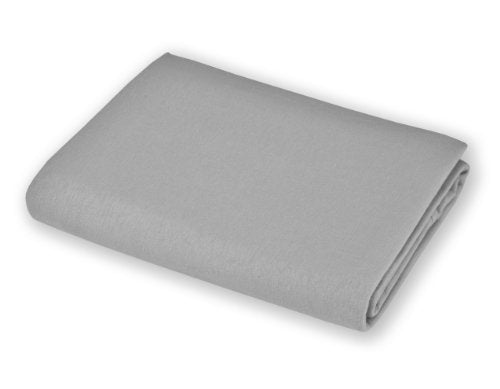American Baby Company 15 x 33 Fitted Bassinet Sheet, 100% Natural Cotton Jersey Knit, Grey, Soft Breathable, for Boys and Girls, Pack of 2