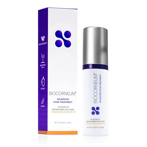 Advanced Scar Treatment with Silishield® & SPF 30 20g – Made in The USA, Fast-Drying, Water-Resistant Silicone Scar Gel - Surgeon Recommended for New & Old Scars - Suitable for Children Over 6 Months