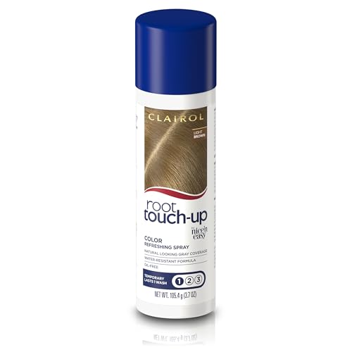 Clairol Root Touch-Up by Nice'n Easy Temporary Hair Coloring Spray, Light Brown Hair Color, Pack of 1