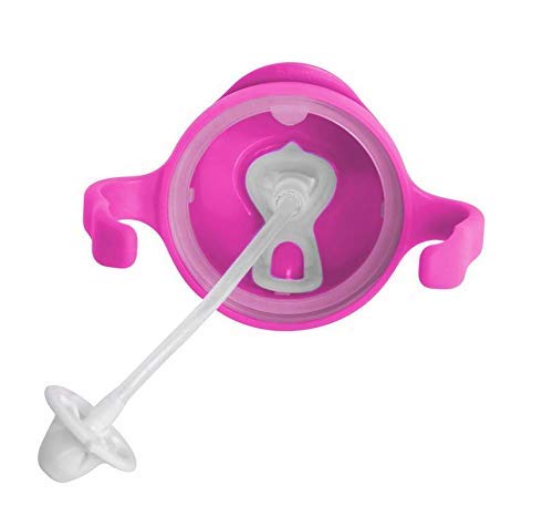 B. Box Essential Sippy Cup - with Replacement Straws and Cleaner (Pink)