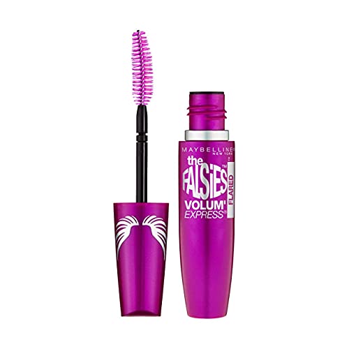 Maybelline New York, Volum' Express The Falsies Flared Washable Mascara, Blackest Black 00, 1 Count