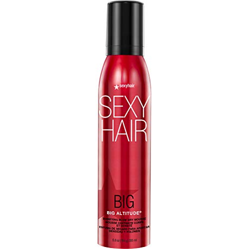 Sexy Hair Big Altitude Bodifying Blow Dry Mousse, 6.8 Ounce