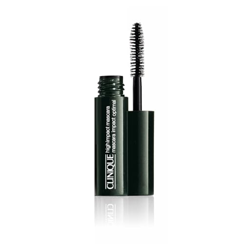 Clinique High Impact Mascara | Lengthening, Volumizing + Safe For Sensitive Eyes, Mini Travel Size, Black, 0.12 Fl Oz