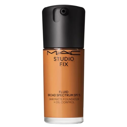 MAC M.A.C Cosmetics Studio Fix Fluid Broad Spectrum SPF 15 Foundation - C8 (Deep Olive) - 1 fl oz / 30 mL