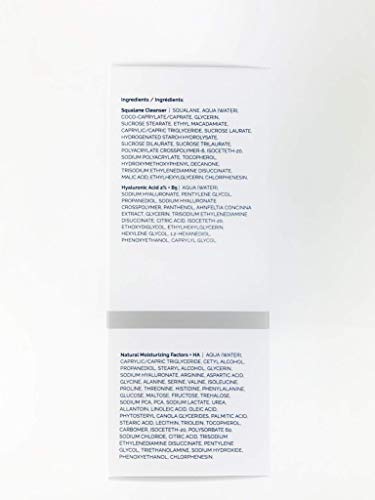 The Ordinary The Daily Set, Daily Skincare Routine with Squalane Cleanser, Hyaluronic Acid 2% + B5, and Natural Moisturizing Factors + HA