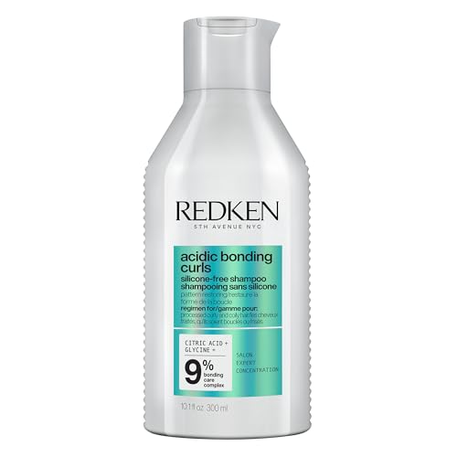 REDKEN Acidic Bonding Curls Sulfate-Free Shampoo | For Curly Hair | Curl Control + Definition | With Citric Acid, Avocado Oil, Shea Butter | Silicone-Free | Hydrating Shampoo | Repairs Damaged Curls