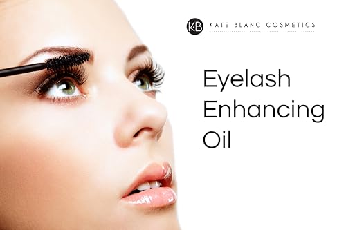 Kate Blanc Cosmetics Castor Oil Organic (4oz), 100% Pure, Cold Pressed, Hexane Free. Natural Oil for Hair, Eyelashes, Eyebrows. Skin Moisturizer with Starter Kit
