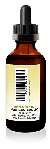 Tropical Holistic 100% Pure Organic Marula Oil 2 oz - Luxury Cold Pressed Unrefined Face Moisturizer For Skin, Hair, Body Care