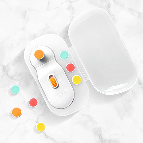 Replacement Filing Pads for Cherish Baby Care Electric Baby Nail Trimmer - Includes 4 Filing Discs for Newborn to Toddler