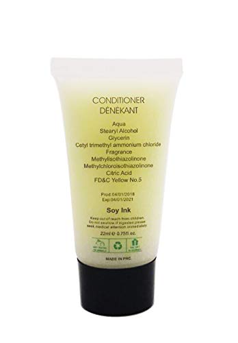 ECO Amenities Travel Size 0.75oz Conditioner (BULK 288 Pack) - 22ml Hotel Conditioner Supplies for Guests - Green Tea Scent Eco Conditioner with Twist Cap, Biodegradable Container