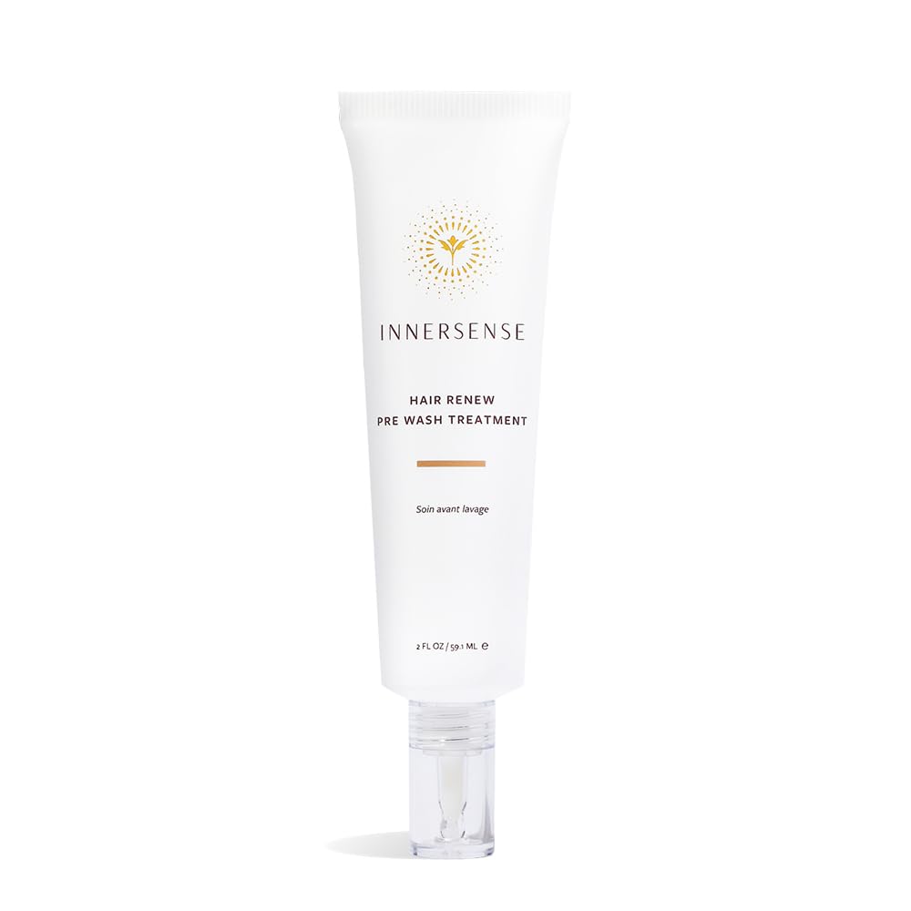 Innersense Organic Beauty - Natural Hair Renew Pre-Wash Treatment | Clean Scalp Care For Optimal Hair Growth (2 fl oz | 59.1 ml)