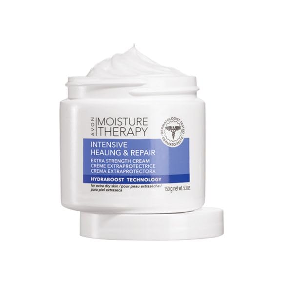 AVON Moisture Therapy Intensive and Repair Extra Strength Cream Lot 2 Jars 5.3 Oz.