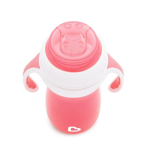 Munchkin® Gentle™ Transition Sippy Cup with Trainer Handles, 10 Ounce, Pink