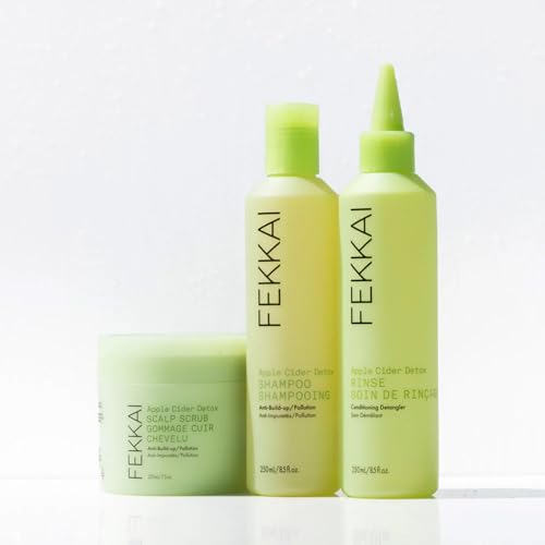 Fekkai Apple Cider Detox Rinse - 8.5 oz - Softens Hair, Detangles, Seals the Cuticle & Adds Shine - Free of Sulfates, Parabens, Phthalates - Vegan, Cruelty-Free