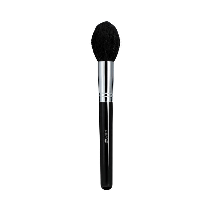 T4B Lussoni Pro 218 Professional Tapered Powder Makeup Brush for Applying Powders and Contouring with Easy to Clean Mixed Bristles Designed for Professional Use