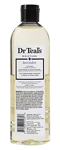 Dr. Teals Bath & Body Oil Variety Gift Set (2 Pack, 8.8oz Ea.) - Soothing Lavender & Rejuvenating Eucalyptus & Spearmint - Essential Oils Hydrate Skin & Alleviates Daily Stress