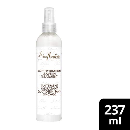 Shea Moisture 100% Virgin Coconut Oil Leave-in Treatment, Shine Curly and Tame Frizz for Tangle-Free Hair, All Natural certified Organic, 8 Ounce