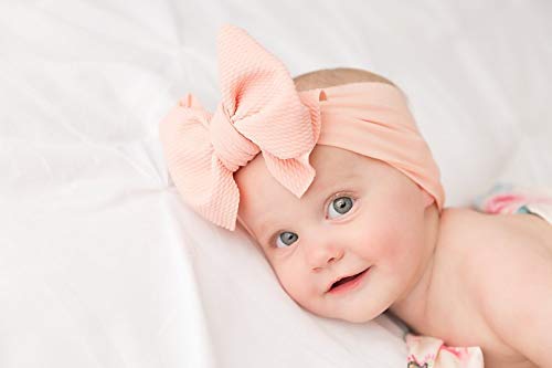 QandSweet Baby Girl's Headbands and Bows Hair Accessories (7Pcs Newest01)