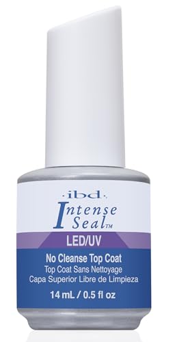 ibd LED/UV Intense Seal No Cleanse Top Coat 14ml, 0.5floz