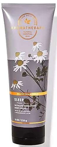 Bath and Body Works Black Chamomile Body Care Aromatherapy Moisturizing Body Cream w/Essential Oils - 8 oz Many Scents (Black Chamomile)