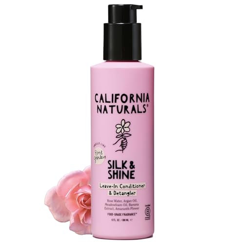 California Naturals Leave In Conditioner, Coconut Milk Hair Care Detangler, Natural, Vegan, Paraben & Sulfate Free, Smoothing, Primer & Stylerfor Frizzy, Dry, Hair and All Hair Types, 6 fl oz